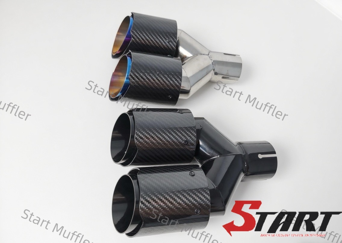 Exhaust Dual Tips General Carbon Fiber Y3L11 - Image 5