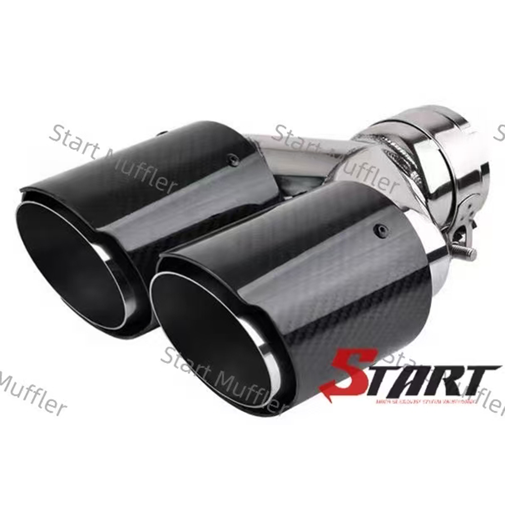 Exhaust Dual Tips General Carbon Fiber Y3L11 - Image 2