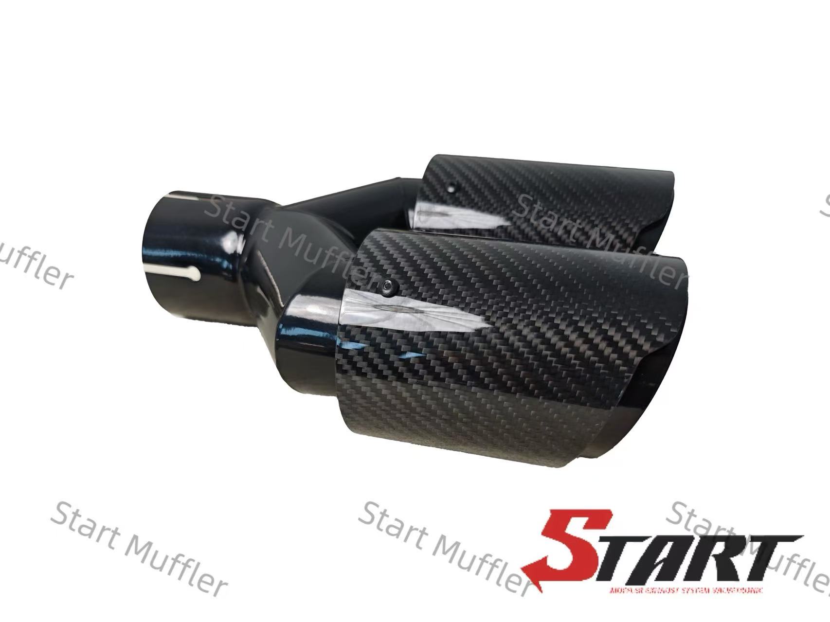 Exhaust Dual Tips General Carbon Fiber Y3L11 - Image 6