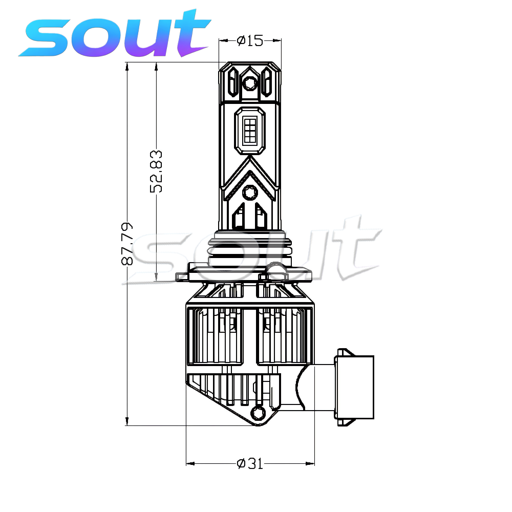 Car LED Headlight T9 Series - Image 2