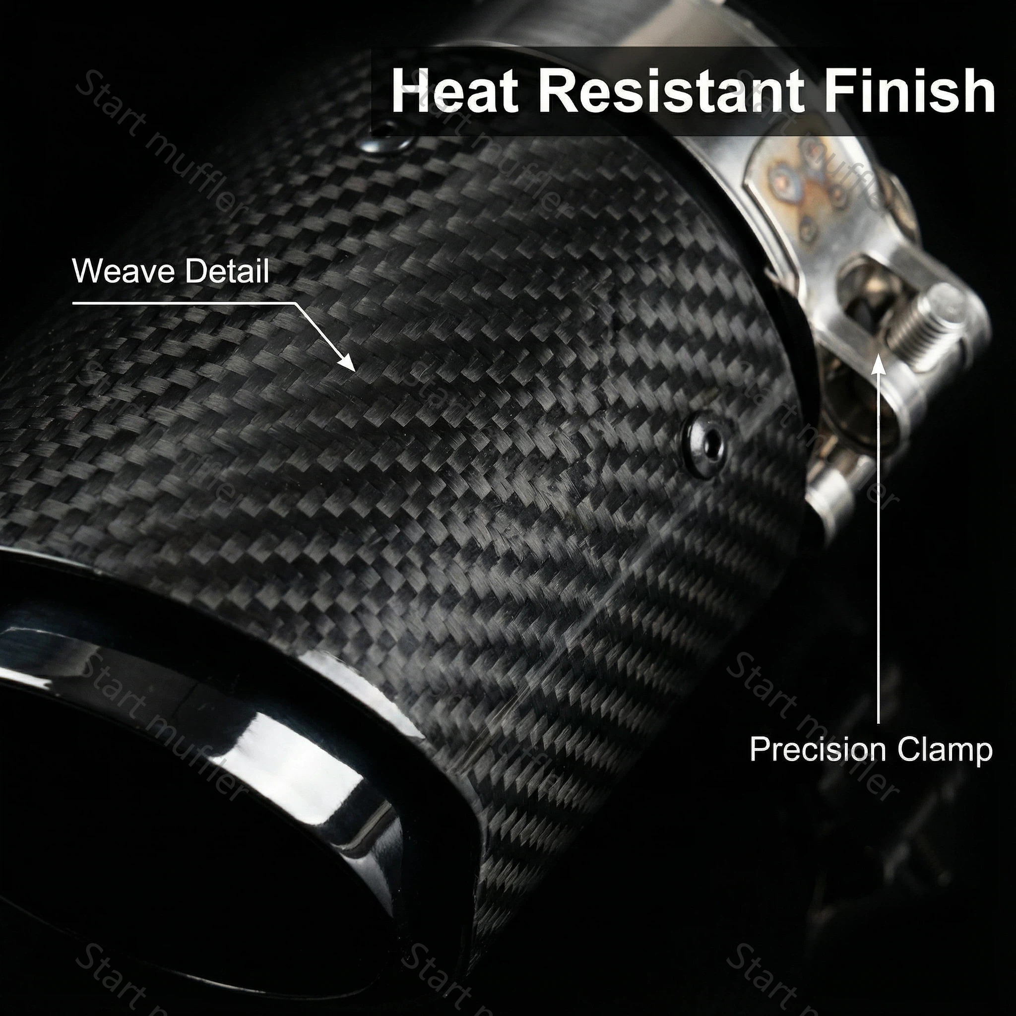Exhaust Tips General Carbon Fiber X1L11 - Image 11