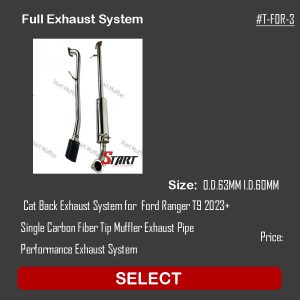 Full Exhaust System For Ranger T9 2023+ T-FOR-3