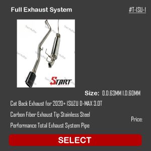 Full Exhaust System For 2020+ ISUZU D-MAX 3.0T T-ISU-1